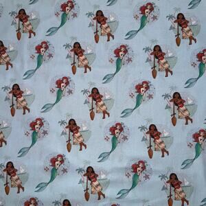 Licensed Disney Princess Ariel & Moana by Springs Creative - 1/2 Yard